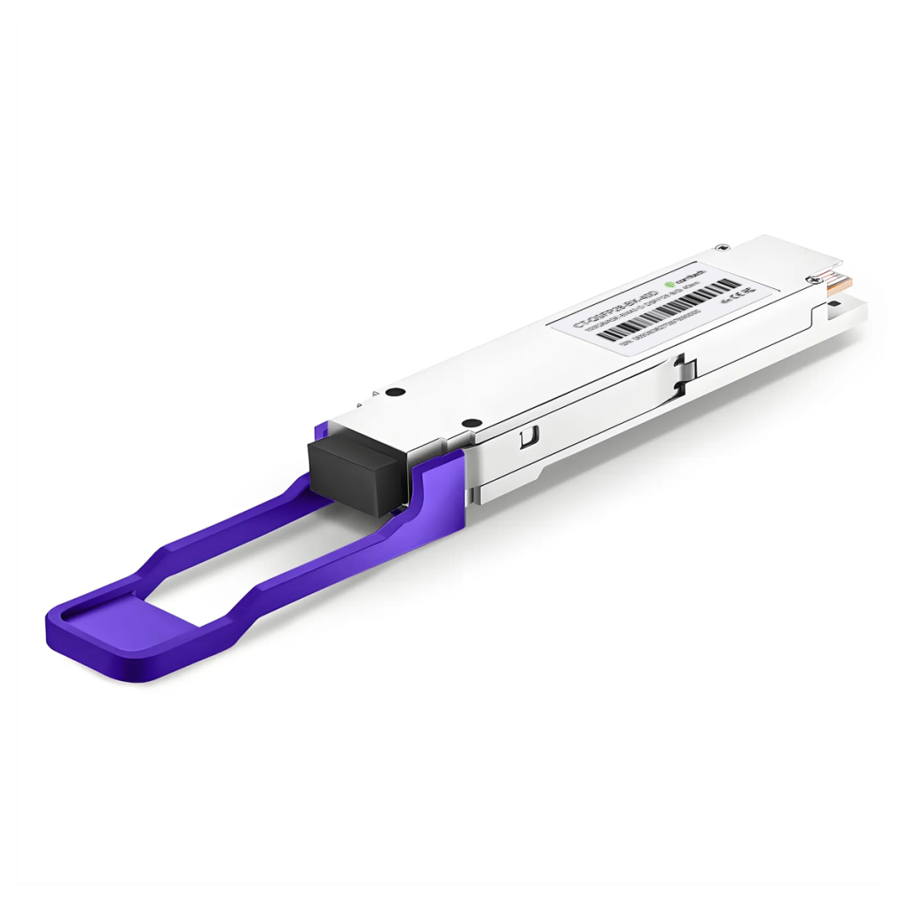100GBASE-BX40-D QSFP28 BiDi 1309.14nm-TX/1304.58nm-RX 40km DOM Simplex LC/APC SMF Optical Transceiver Module