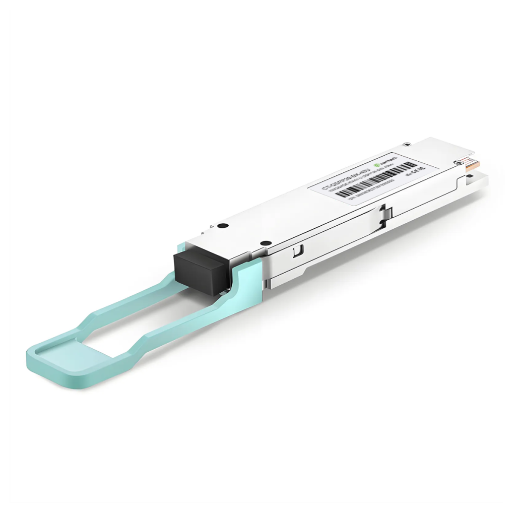 100GBASE-BX40-U QSFP28 BiDi 1304.58nm-TX/1309.14nm-RX 40km DOM Simplex LC/APC SMF Optical Transceiver Module