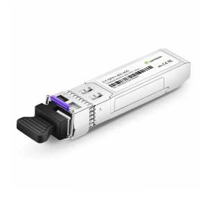 10GBASE-BX40-D BiDi SFP+ 1330nm-TX/1270nm-RX 40km DOM Simplex LC/UPC SMF Optical Transceiver Module