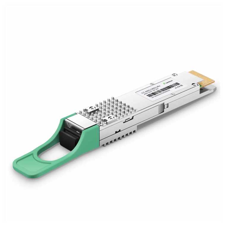 QSFP-DD LR4 400G PAM4 1310nm 10km DOM Duplex LC/UPC SMF Optical Transceiver Module