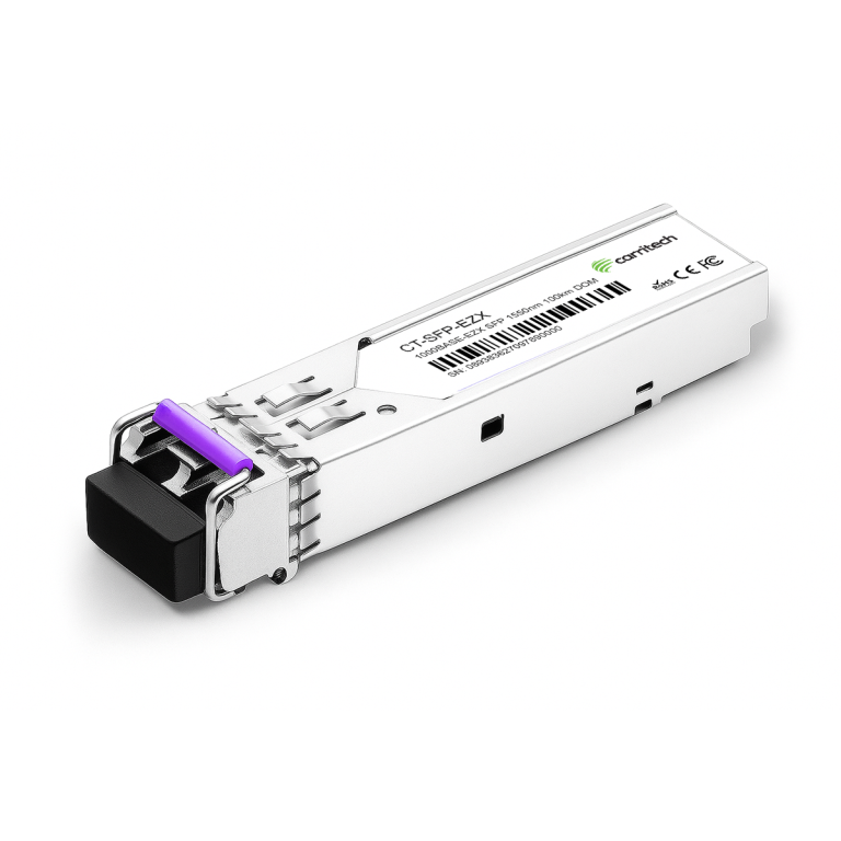 1000BASE-EZX SFP 1550nm 100km DOM Duplex LC/UPC SMF Optical Transceiver Module
