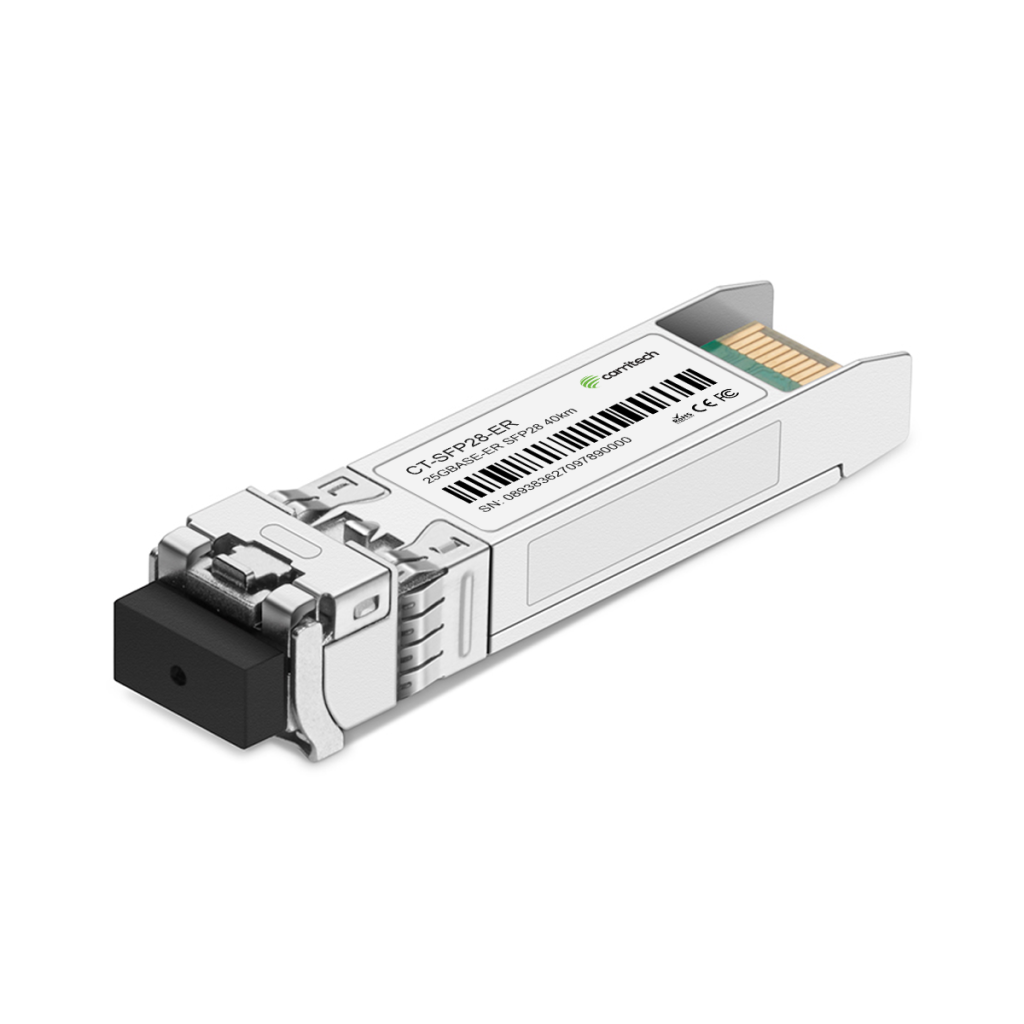 25GBASE-ER SFP28 1310nm 40km DOM Duplex LC/UPC SMF Optical Transceiver Module