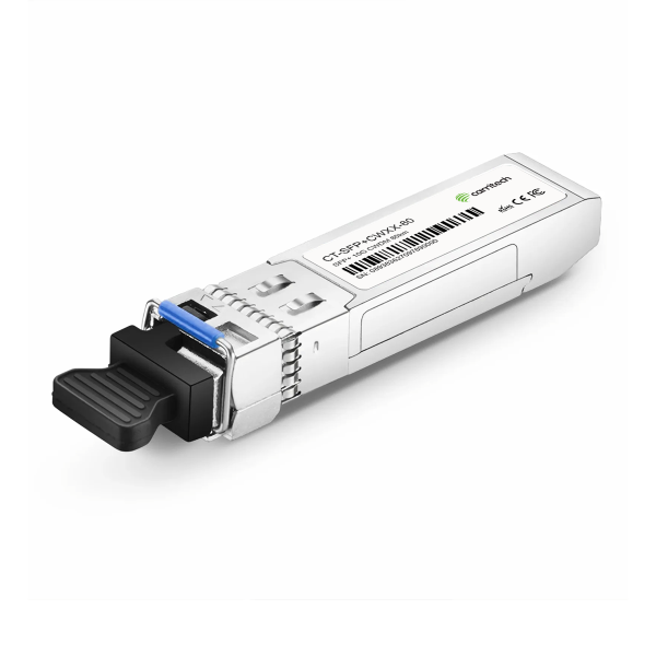 SFP+ 10G CWDM 1470 – 1610nm 80km DOM Duplex LC/UPC SMF Optical Transceiver Module for Transmission